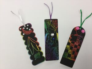 Teen Craft Kit : Rainbow Scratch Art Bookmarks