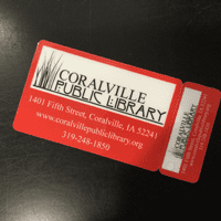 Coralville Public Library Card