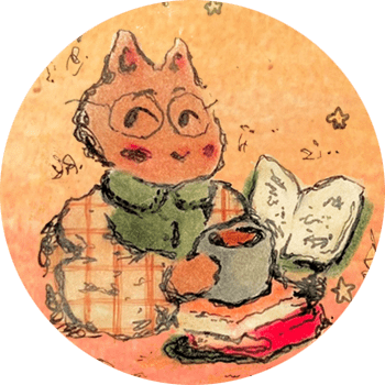 Teen Chilly Challenge cat reading book logo