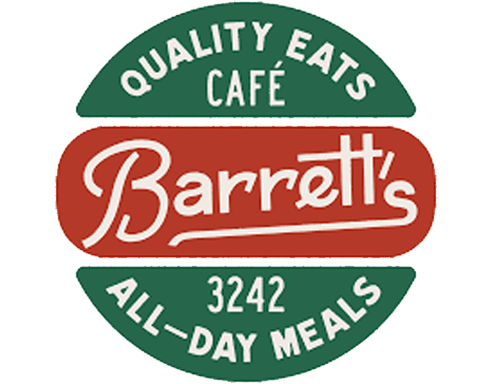 Quality Easts cafe: Barrett's. 3242 All-Day Meals