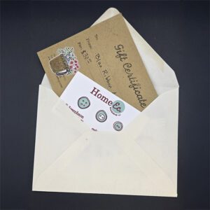 Home Ec. Workshop Gift Certificate