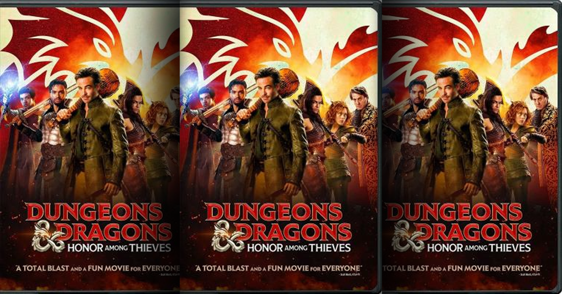 Dungeons and Dragons Honor Among Thieves (DVD cover)