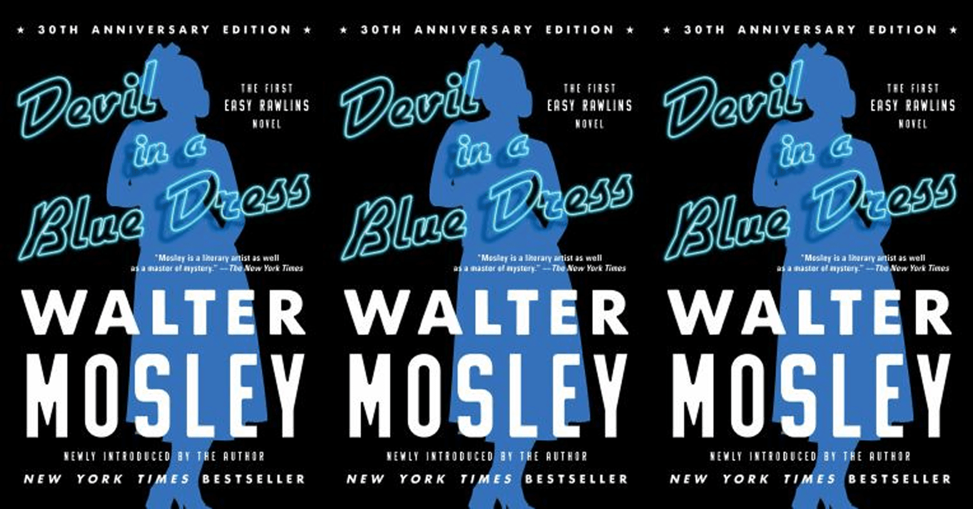Devil in a Blue Dress by Walter Mosley (book cover)
