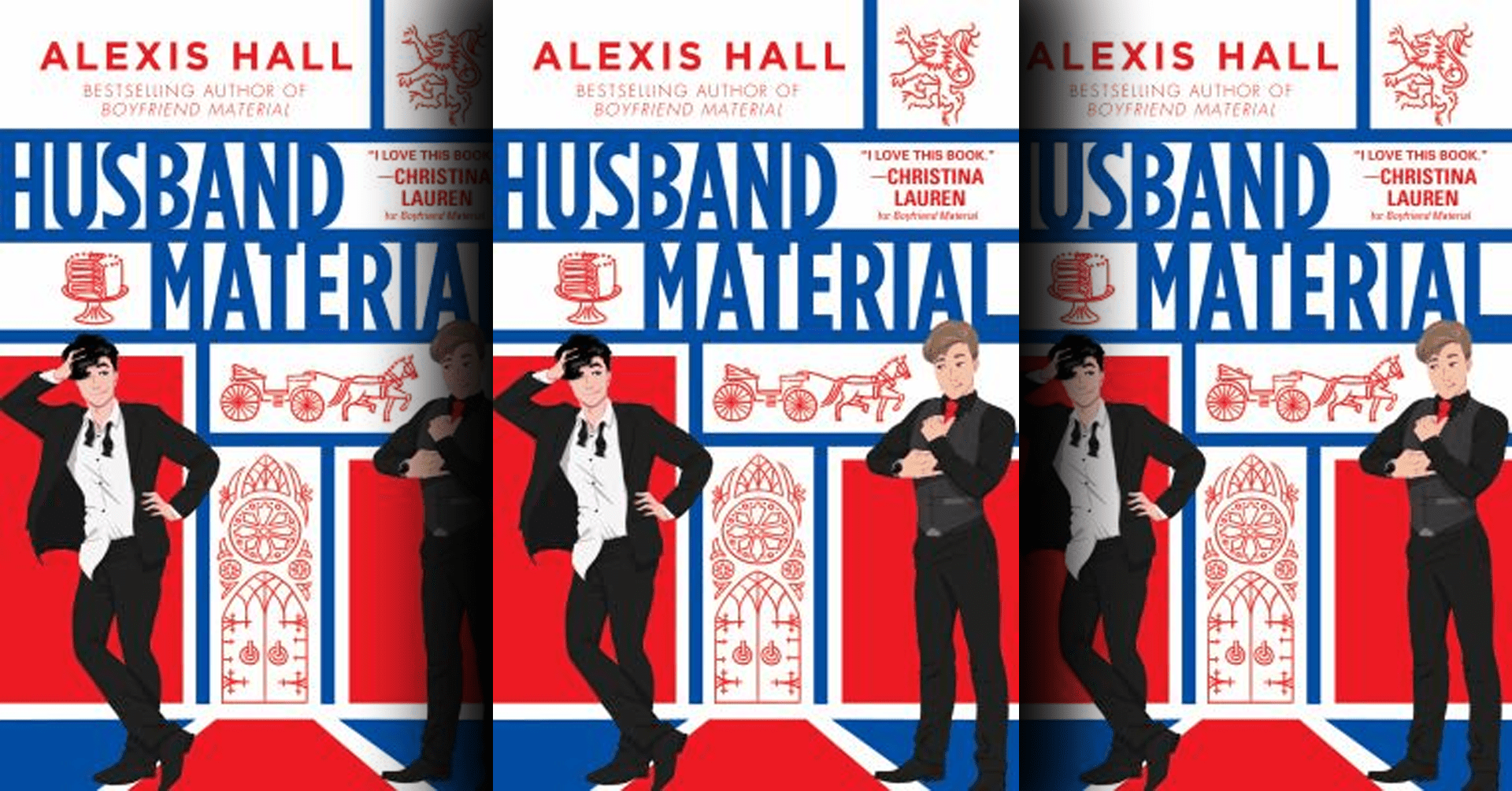 Husband Material by Alexis Hall (book cover)