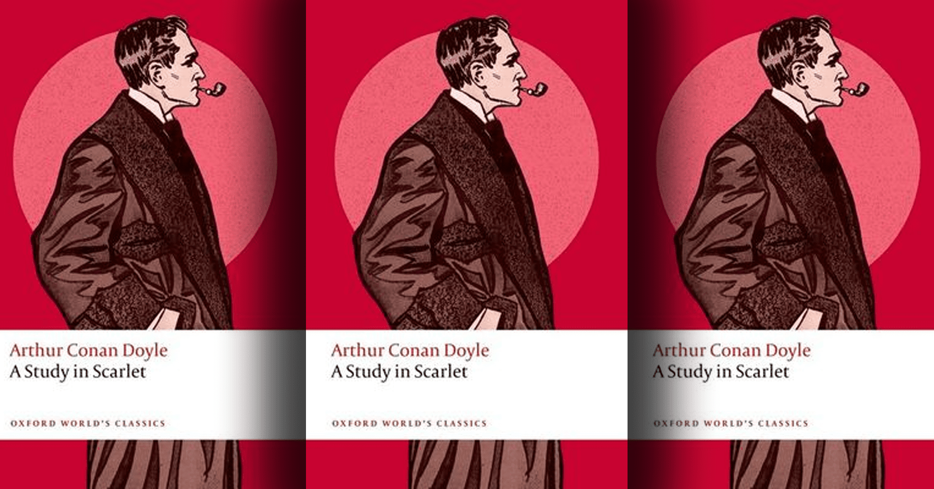 A Study in Scarlet by Sir Arthur Conan Doyle (book cover)
