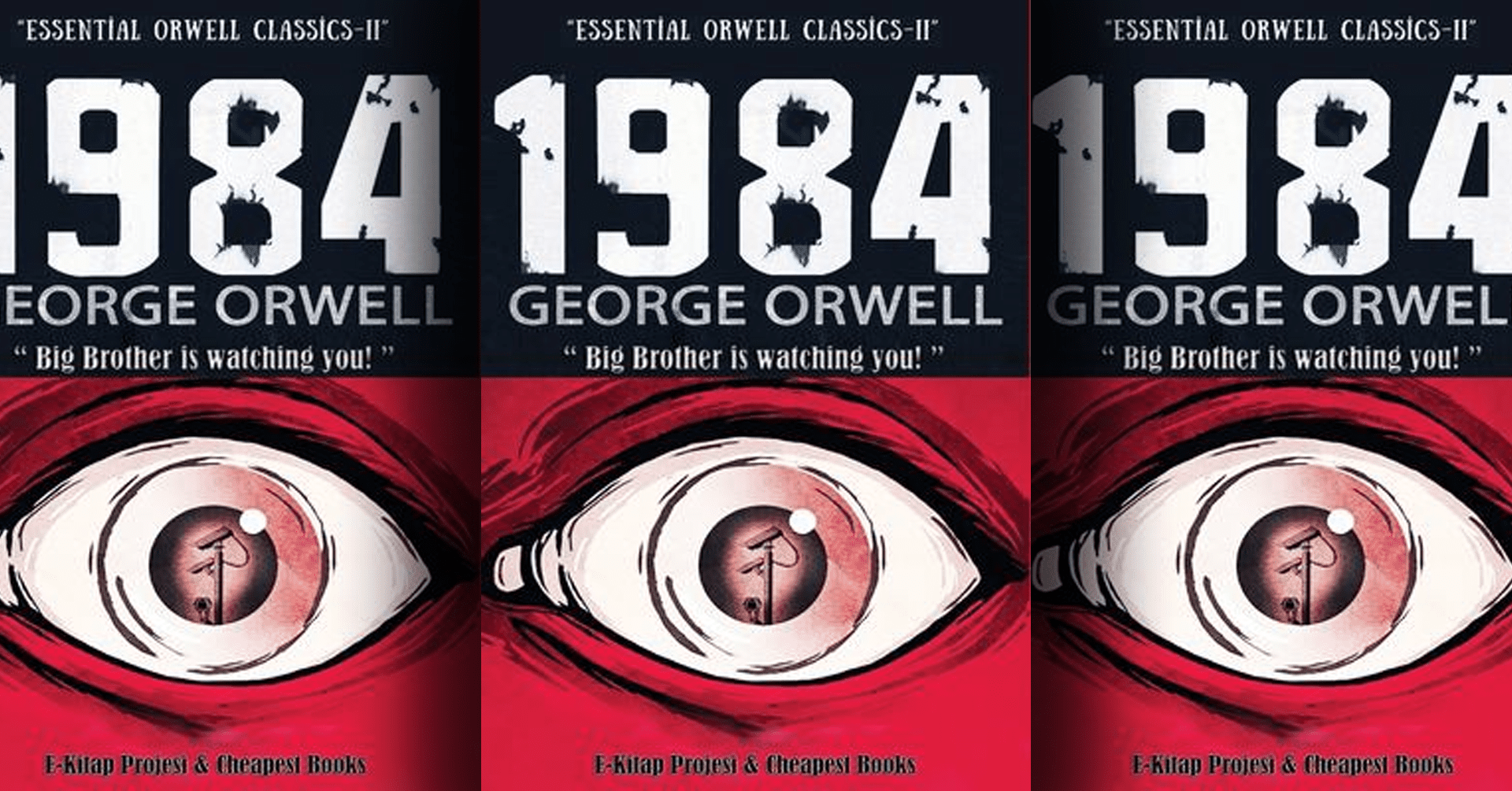 1984 by George Orwell (book cover)