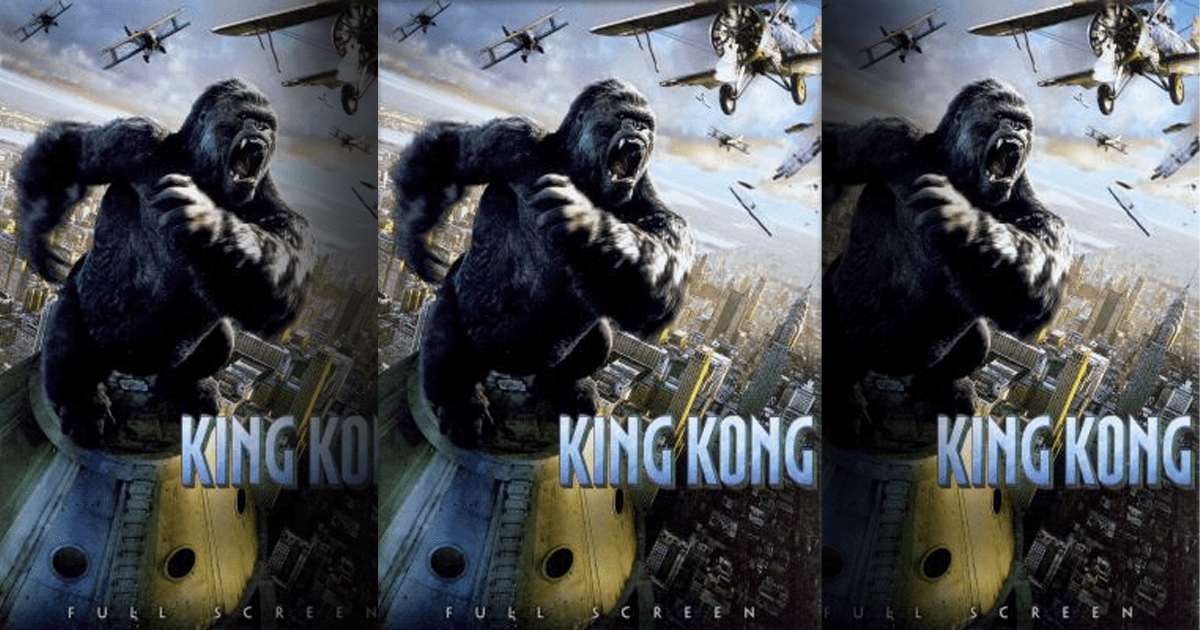 King Kong DVD cover