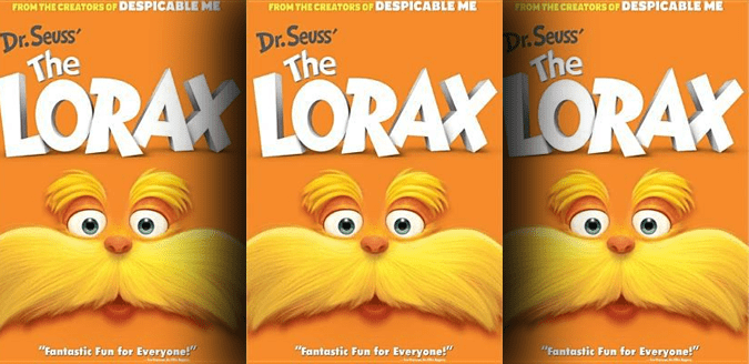 The Lorax 2012 movie cover
