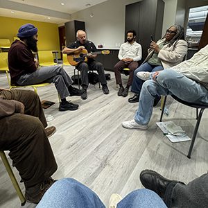 Open Book storytelling event at the Coralville Library