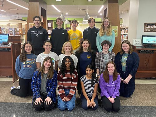 TAB (Teen Advisory Board) group photo January 2026