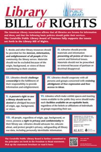 Library Bill of Rights - thumbnail of full document