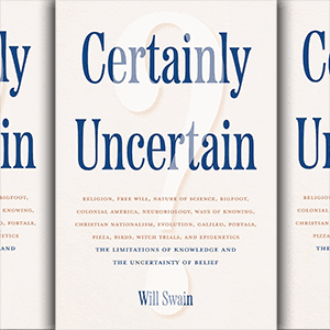 Book cover: "Certainly Uncertain" by Will Swain